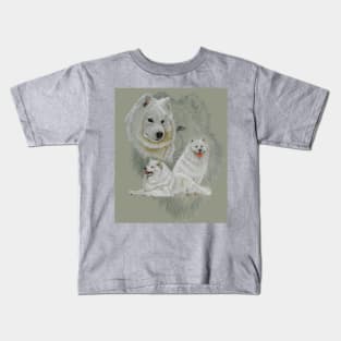 Samoyed Medley Kids T-Shirt